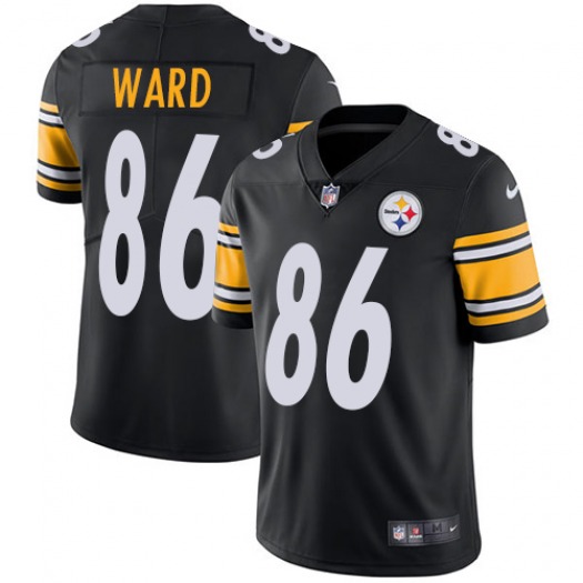Men's Pittsburgh Steelers #86 Hines Ward Black Vapor Untouchable Limited Stitched Jersey